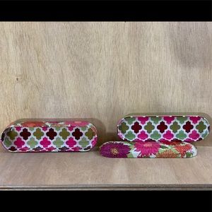 Vera Bradley “Hello Dahlia!” Tin Pencil/Pen Case